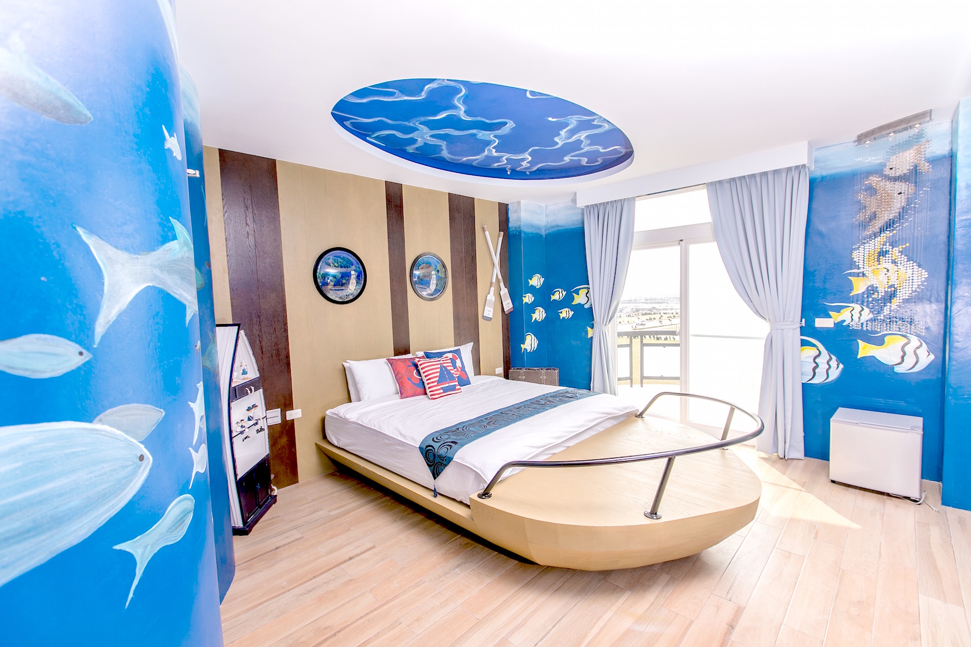 海洋主题客房设计方案图片